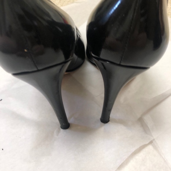 Stuart Weitzman Black Heels Round Toe - Picture 4 of 5